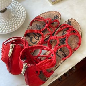 Sam Edelman Red strappy sandals